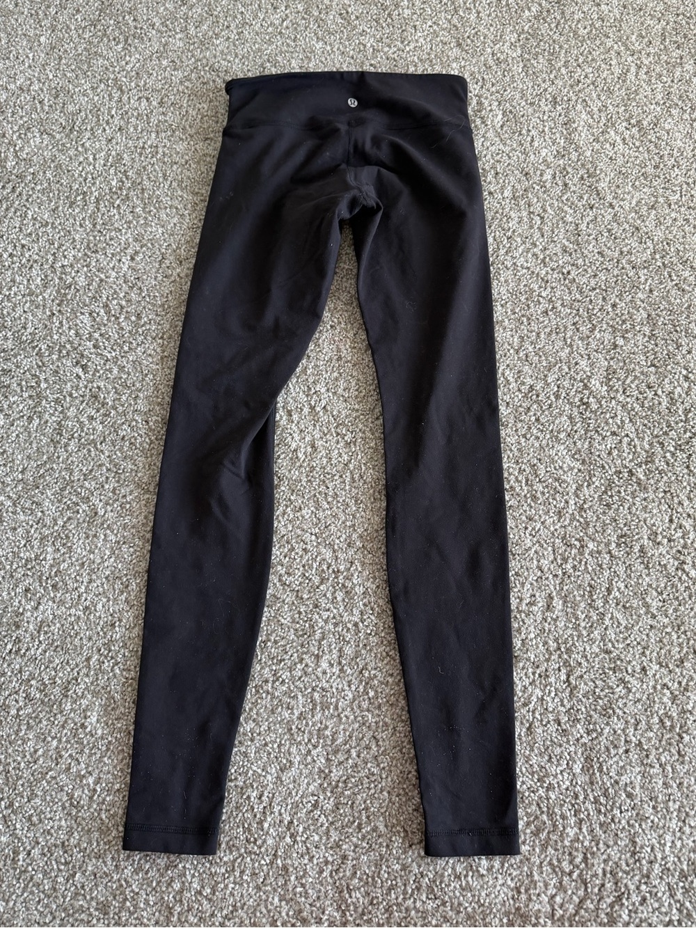 lululemon athletica Black High-Rise Full-Length Leggings Wunder Under 28"